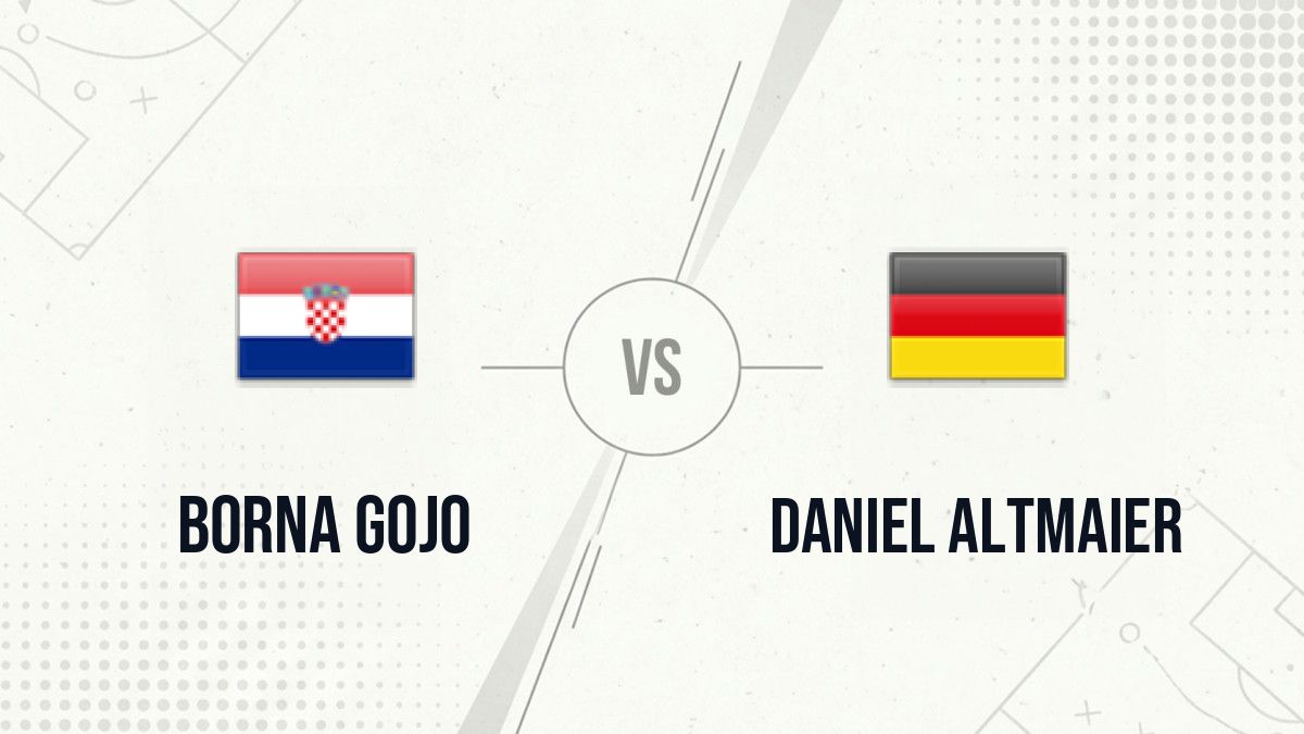 Pronostic Borna Gojo Daniel Altmaier