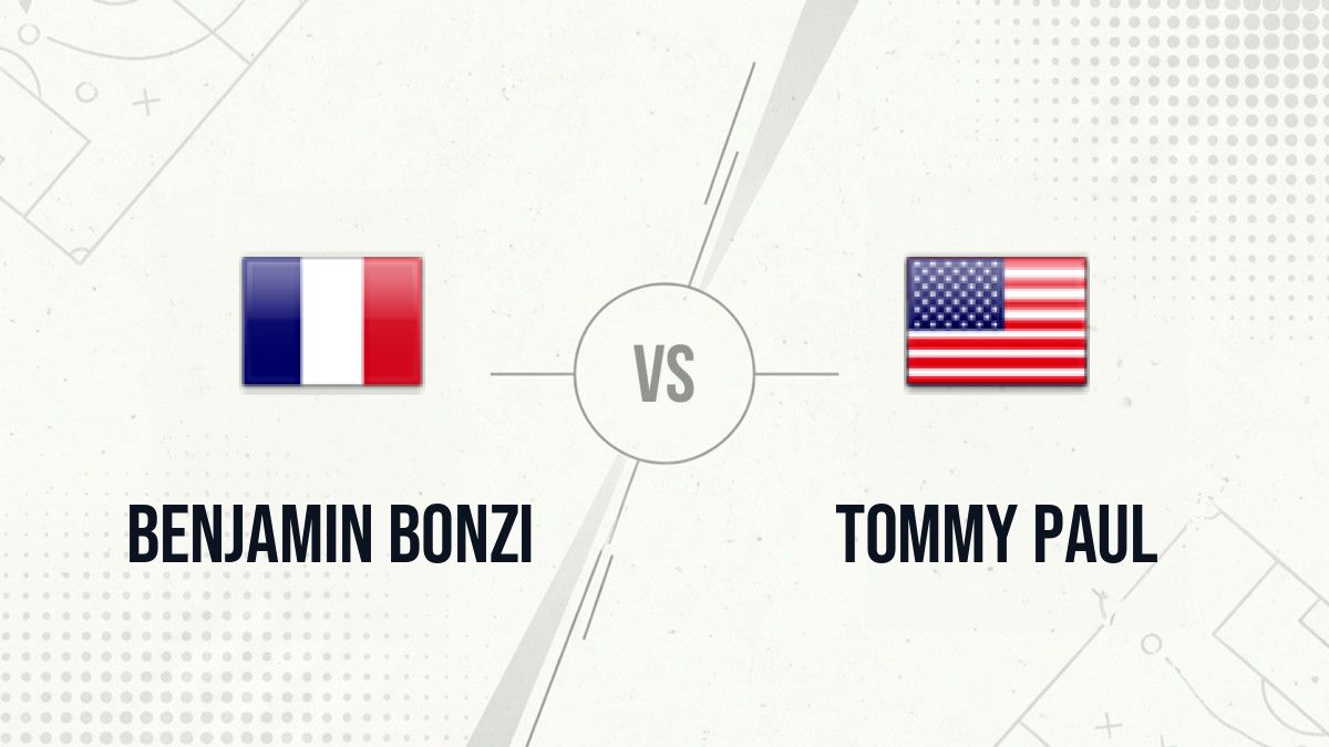 Pronostic Benjamin Bonzi Tommy Paul