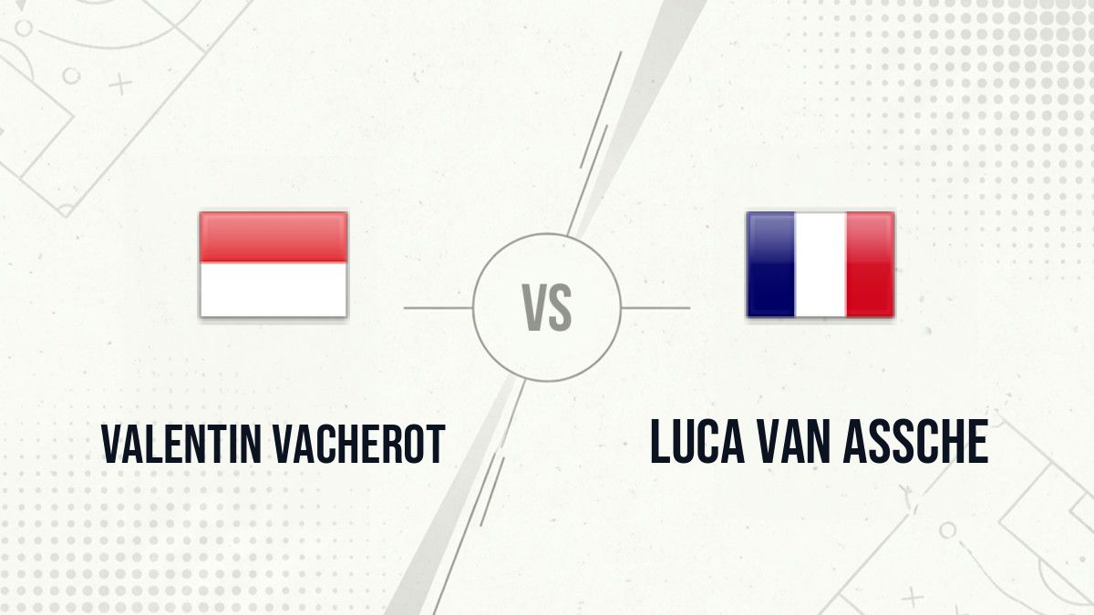 Pronostic Valentin Vacherot Luca Van Assche