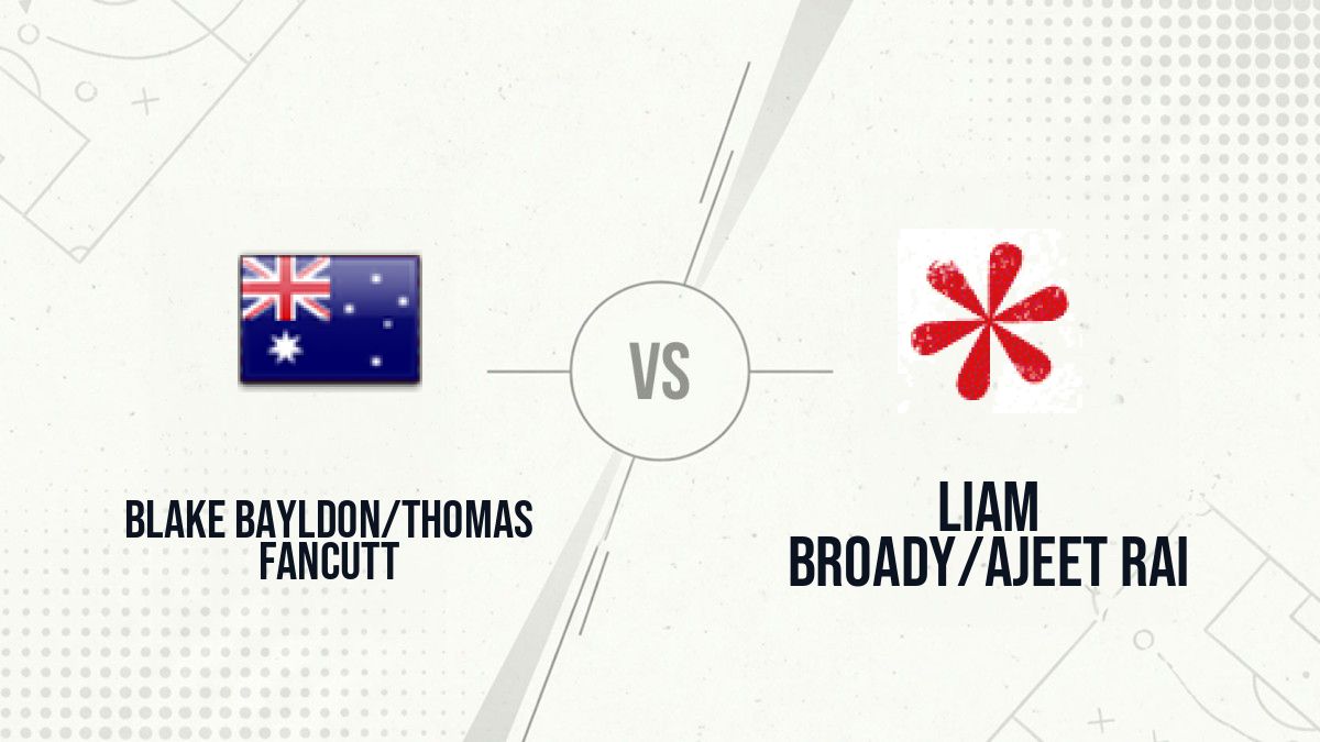 Pronostic Blake Bayldon/Thomas Fancutt Liam Broady/Ajeet Rai