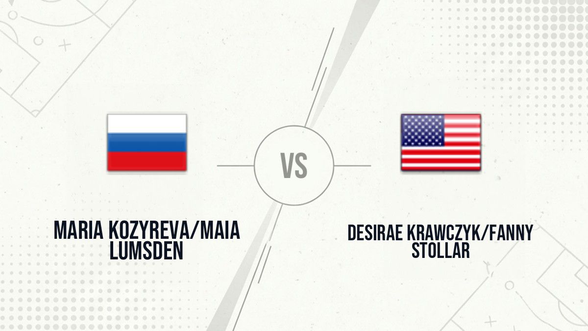 Pronostic Maria Kozyreva/Maia Lumsden Desirae Krawczyk/Fanny Stollar
