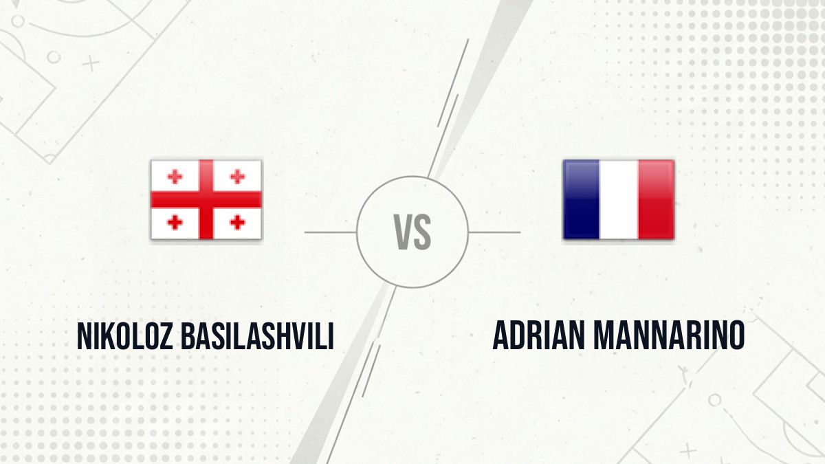 Pronostic Nikoloz Basilashvili Adrian Mannarino