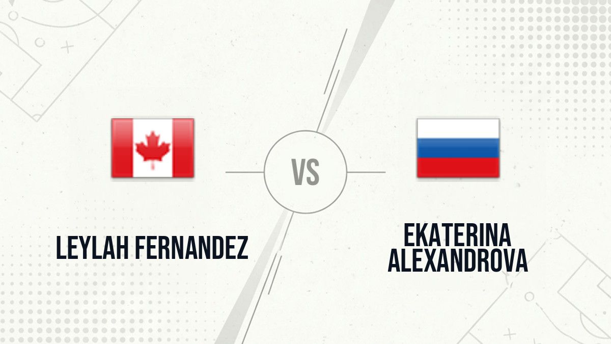 Pronostic Leylah Fernandez Ekaterina Alexandrova