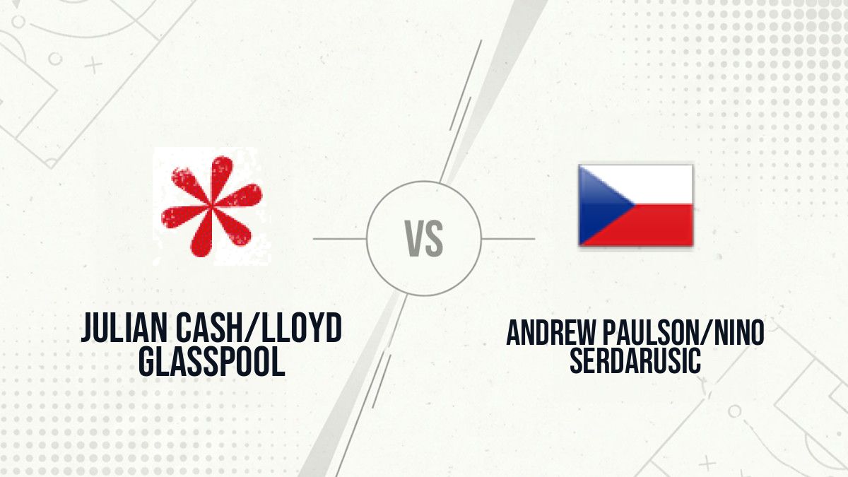 Pronostic Julian Cash/Lloyd Glasspool Andrew Paulson/Nino Serdarusic