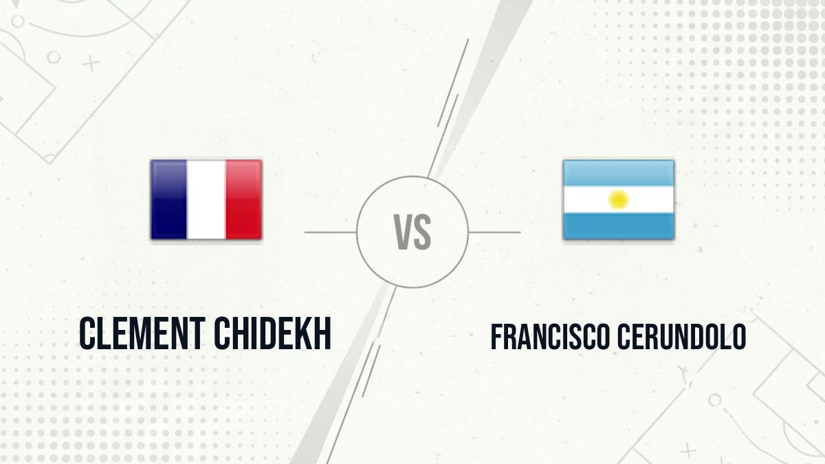 Pronostic Clement Chidekh Francisco Cerundolo