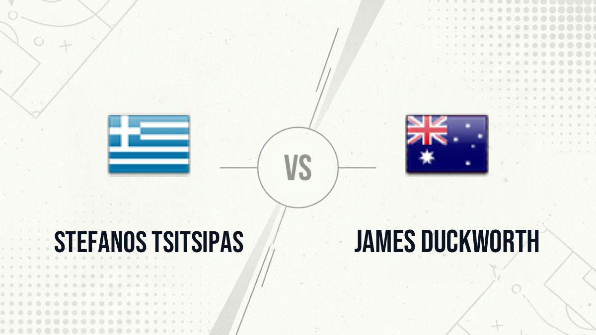 Pronostic Stefanos Tsitsipas James Duckworth