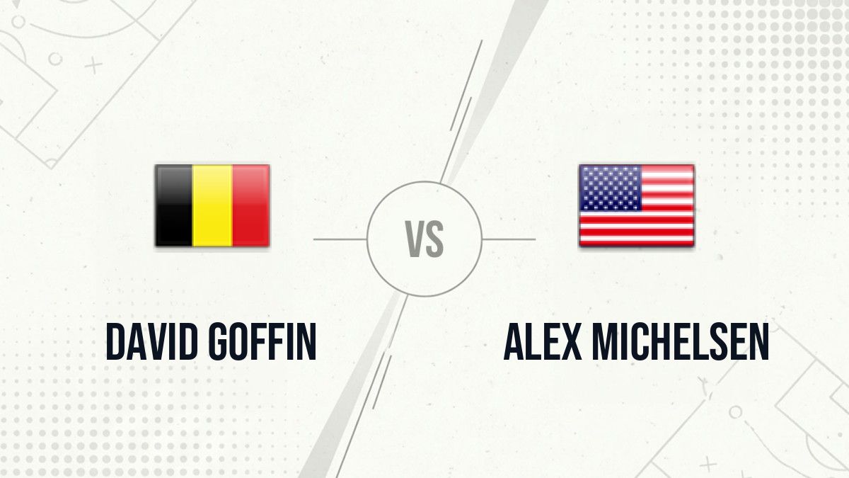 Pronostic David Goffin Alex Michelsen