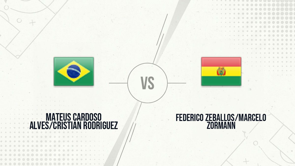 Pronostic Mateus Cardoso Alves/Cristian Rodriguez Federico Zeballos/Marcelo Zormann