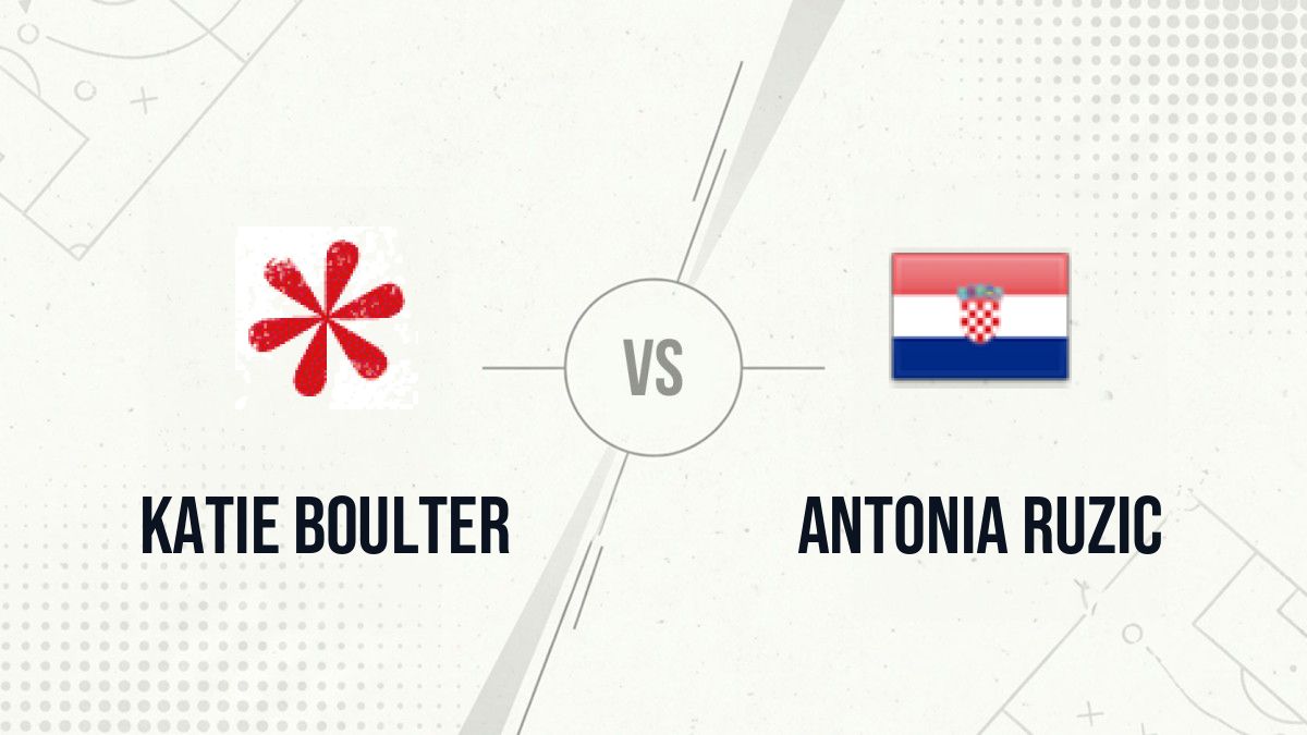 Pronostic Katie Boulter Antonia Ruzic