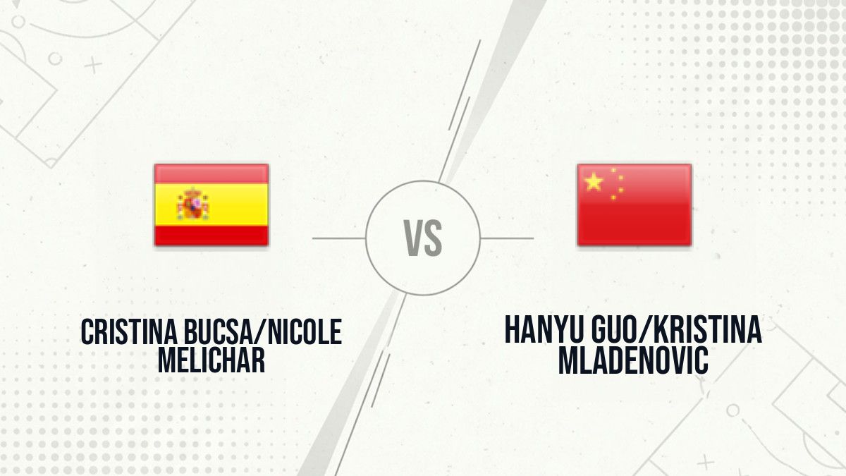 Pronostic Cristina Bucsa/Nicole Melichar Hanyu Guo/Kristina Mladenovic