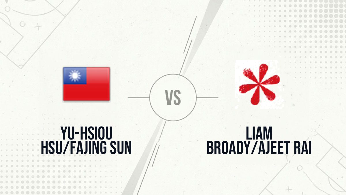 Pronostic Yu-Hsiou Hsu/Fajing Sun Liam Broady/Ajeet Rai