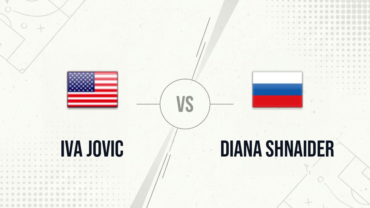 Pronostic Iva Jovic Diana Shnaider