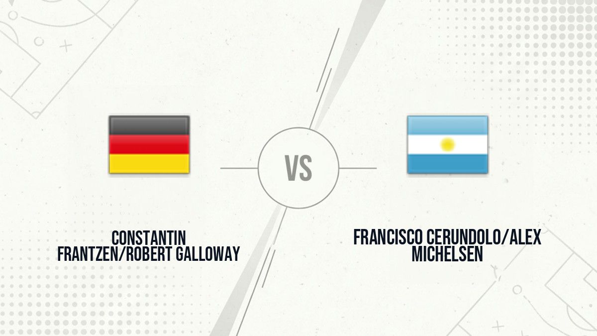 Pronostic Constantin Frantzen/Robert Galloway Francisco Cerundolo/Alex Michelsen