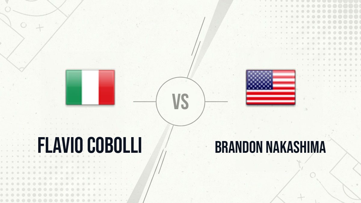 Pronostic Flavio Cobolli Brandon Nakashima