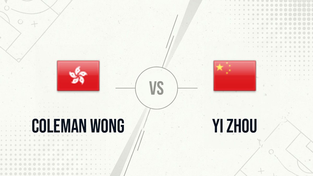 Pronostic Coleman Wong Yi Zhou