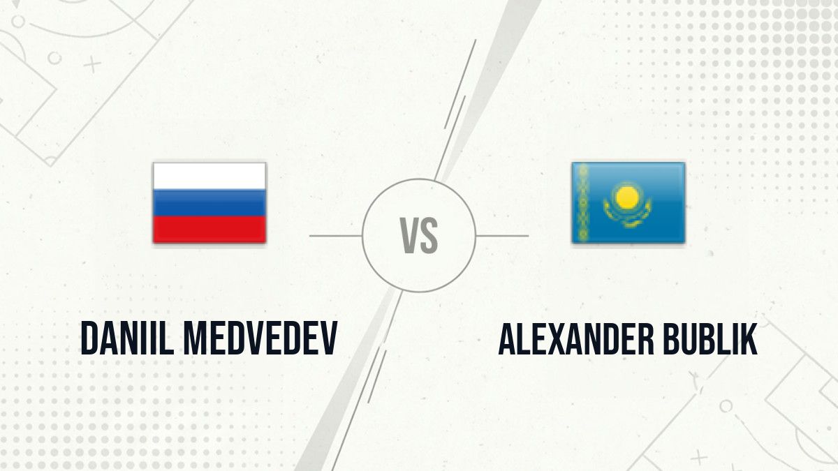Pronostic Daniil Medvedev Alexander Bublik