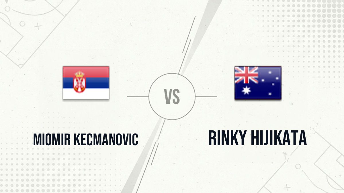 Pronostic Miomir Kecmanovic Rinky Hijikata