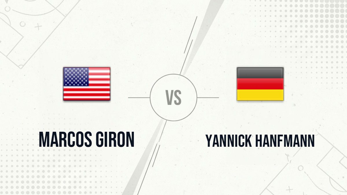 Pronostic Marcos Giron Yannick Hanfmann