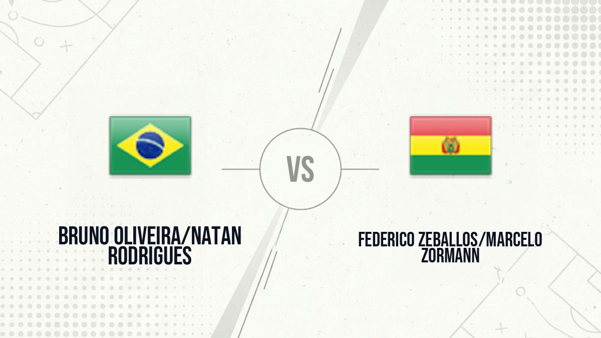 Pronostic Bruno Oliveira/Natan Rodrigues Federico Zeballos/Marcelo Zormann