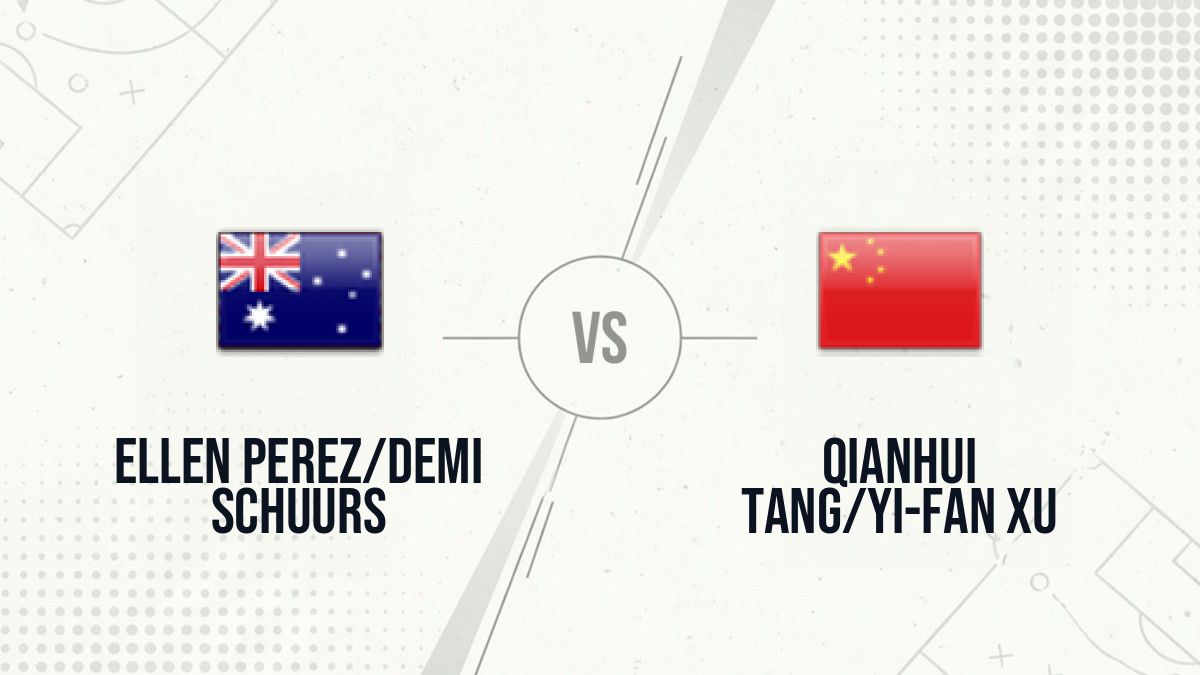 Pronostic Ellen Perez/Demi Schuurs Qianhui Tang/Yi-Fan Xu