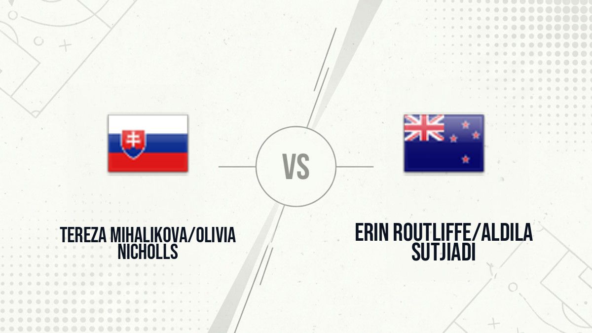 Pronostic Tereza Mihalikova/Olivia Nicholls Erin Routliffe/Aldila Sutjiadi