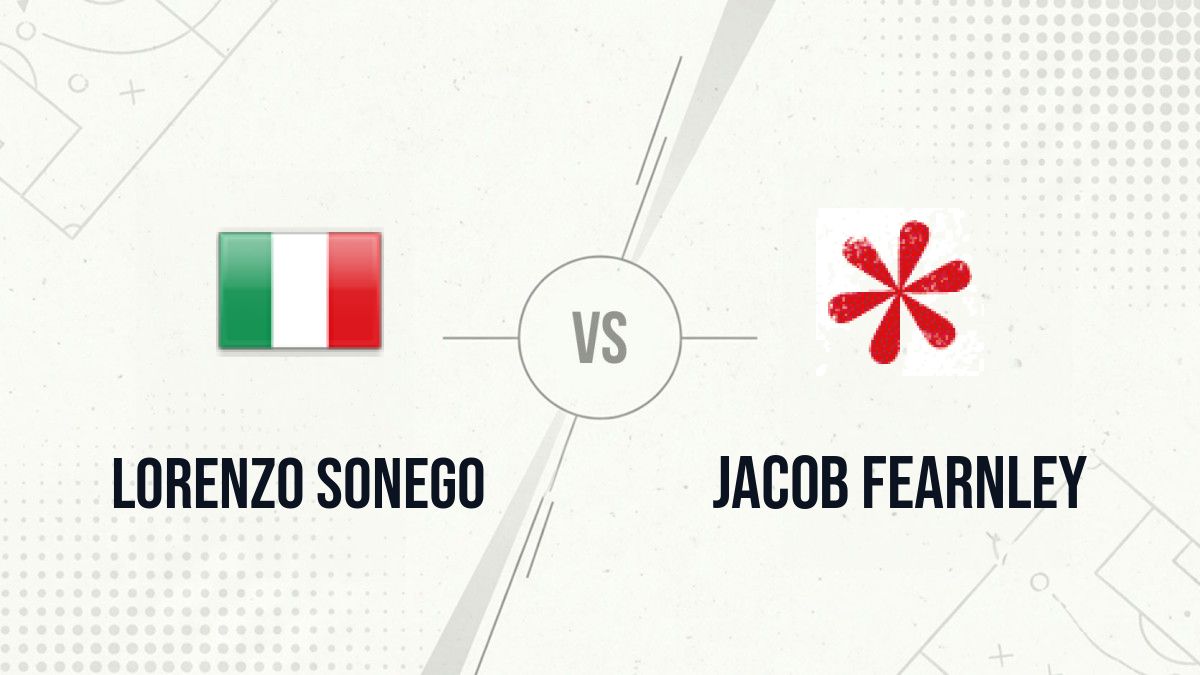 Pronostic Lorenzo Sonego Jacob Fearnley