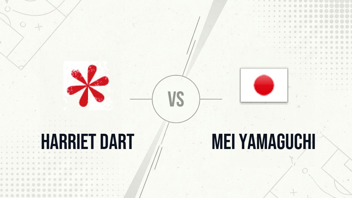 Pronostic Harriet Dart Mei Yamaguchi