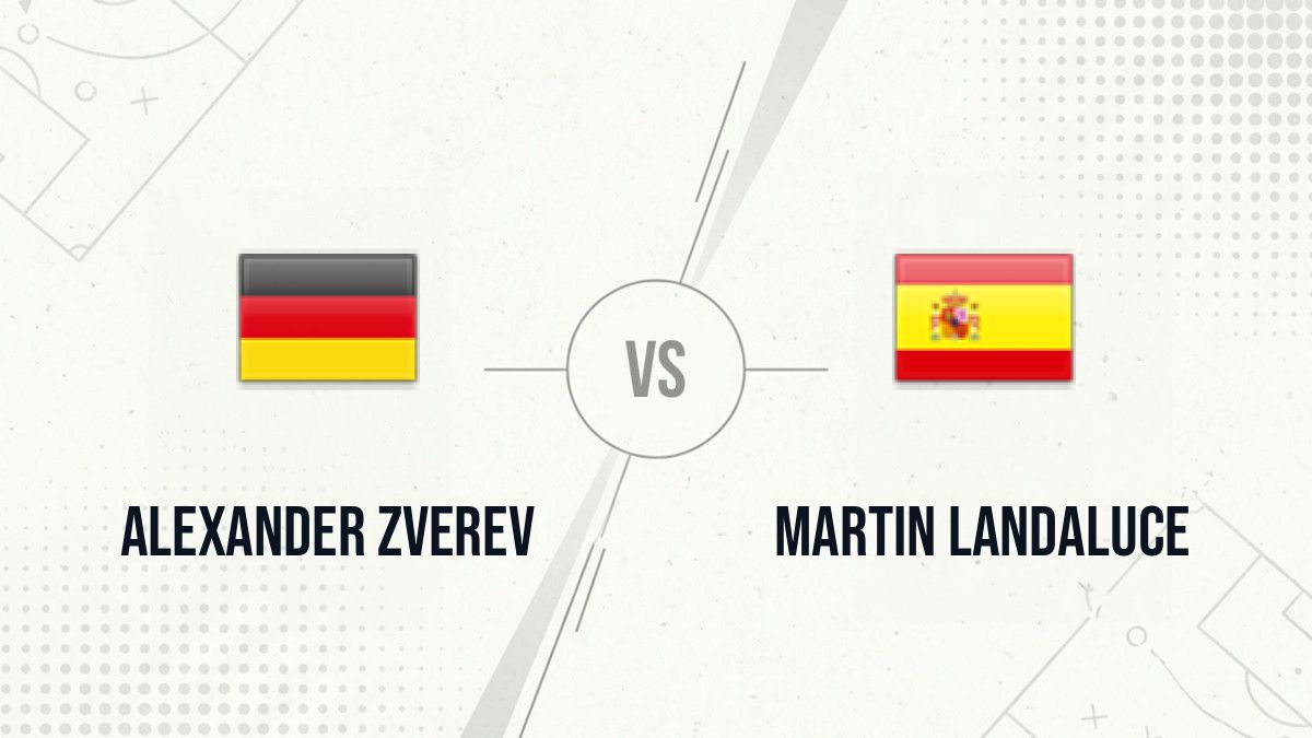 Pronostic Alexander Zverev Martin Landaluce