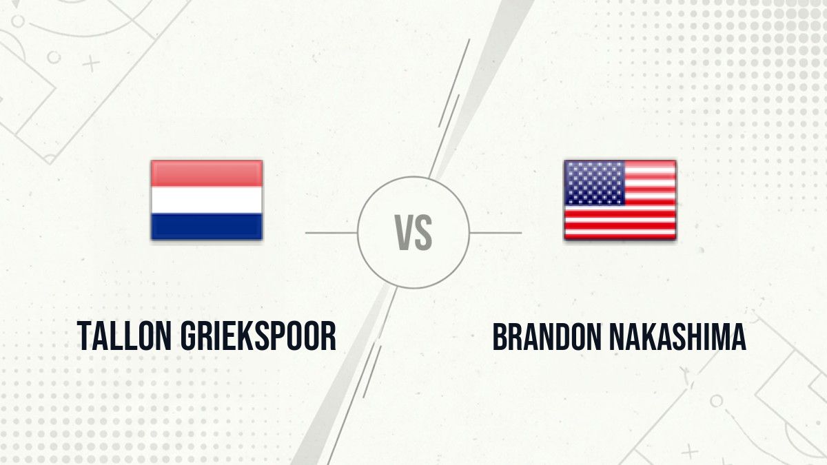 Pronostic Tallon Griekspoor Brandon Nakashima