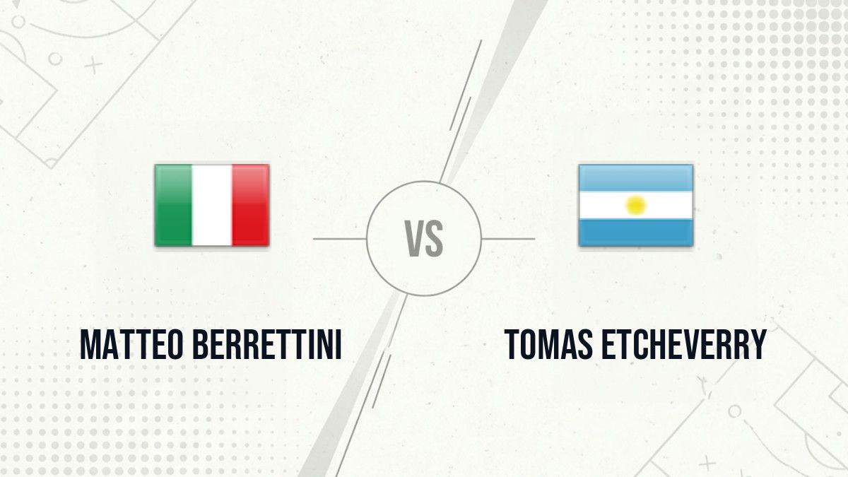 Pronostic Matteo Berrettini Tomas Etcheverry
