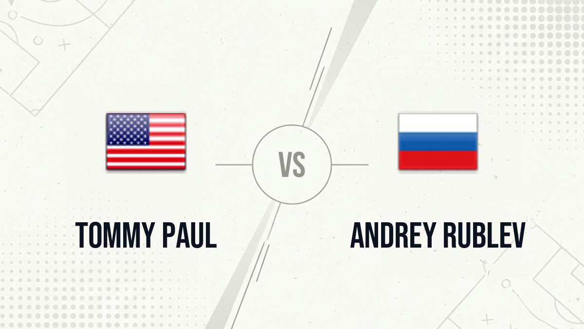 Pronostic Tommy Paul Andrey Rublev