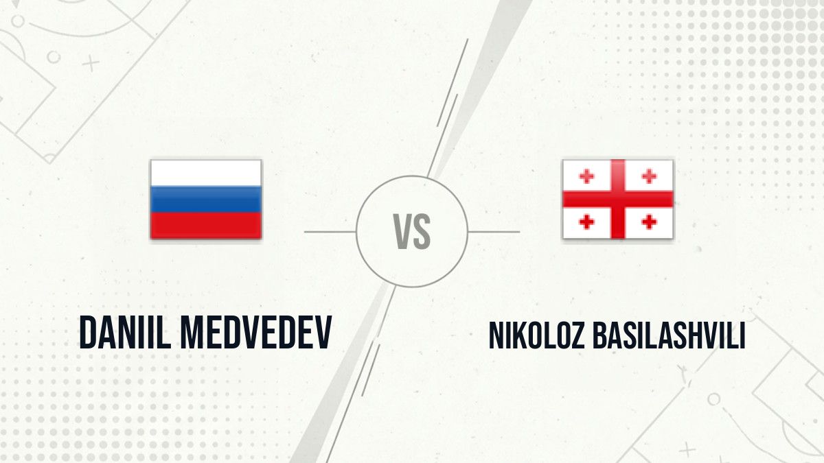 Pronostic Daniil Medvedev Nikoloz Basilashvili