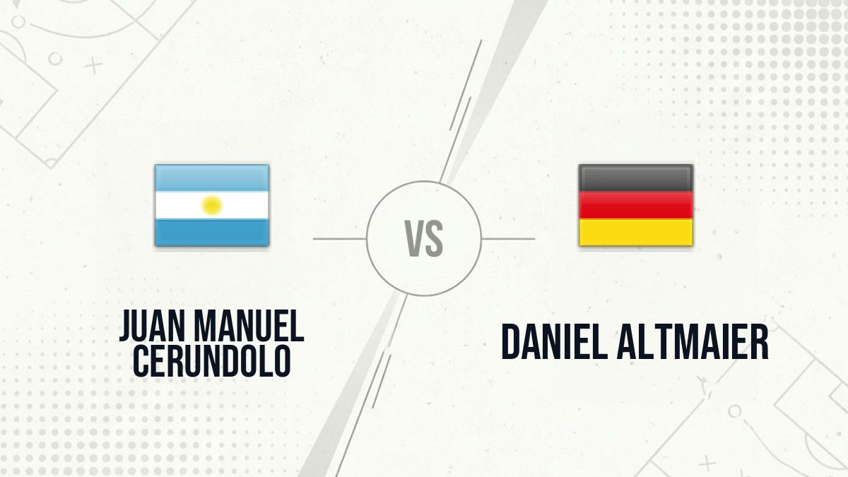 Pronostic Juan Manuel Cerundolo Daniel Altmaier