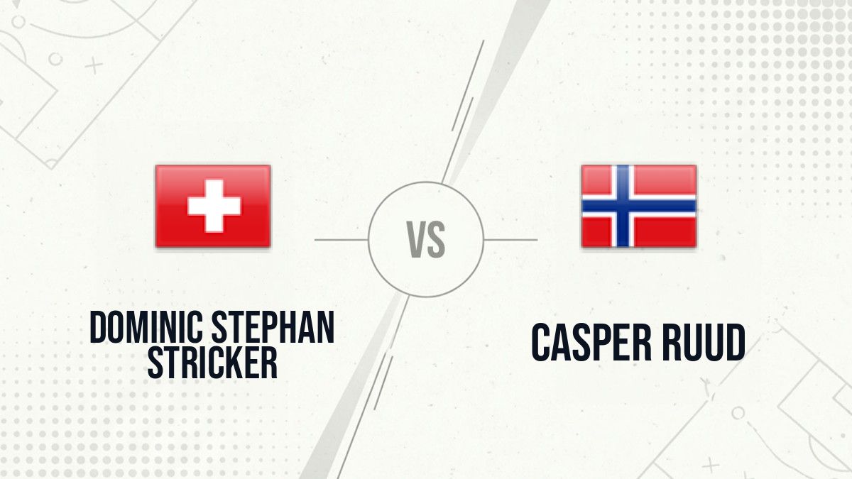 Pronostic Dominic Stephan Stricker Casper Ruud