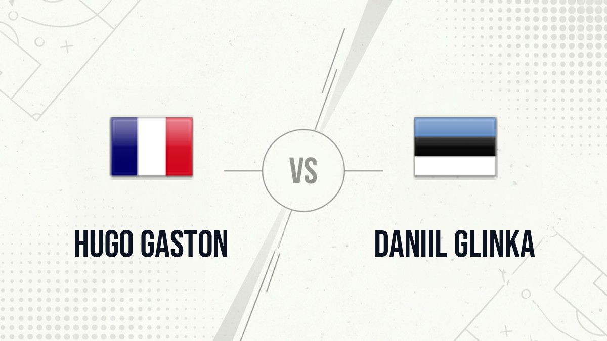 Pronostic Hugo Gaston Daniil Glinka