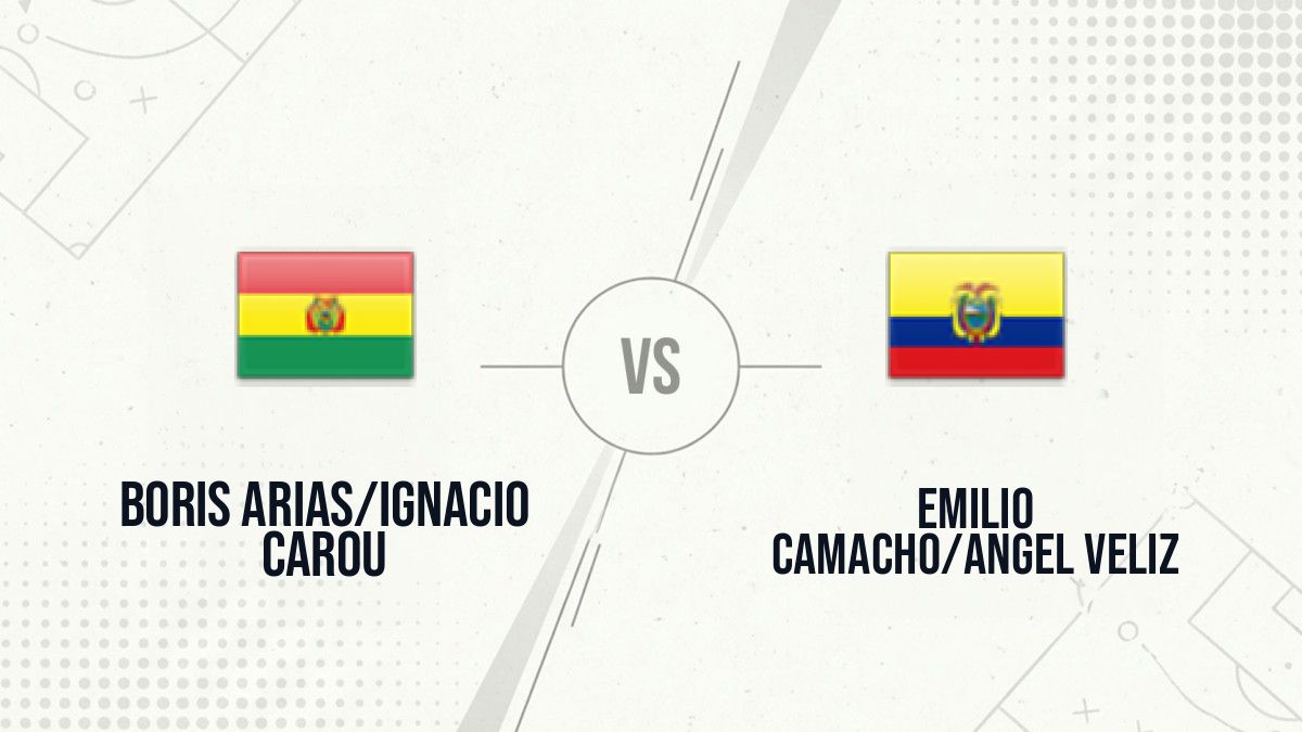 Pronostic Boris Arias/Ignacio Carou Emilio Camacho/Angel Veliz