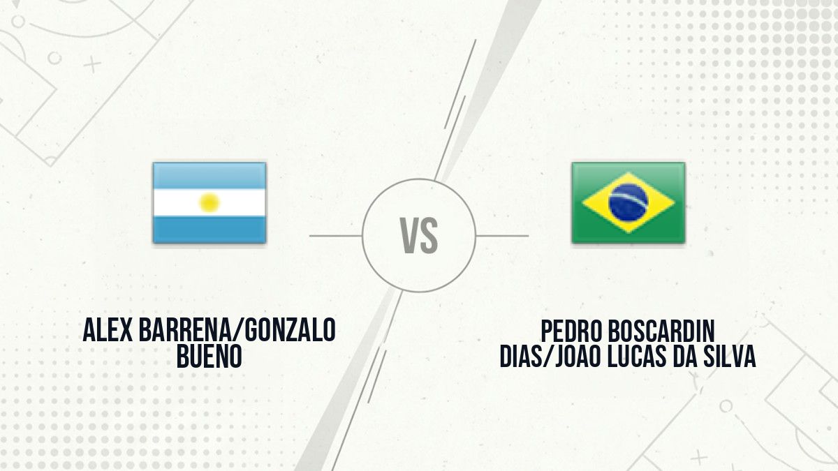 Pronostic Alex Barrena/Gonzalo Bueno Pedro Boscardin Dias/Joao Lucas Da Silva