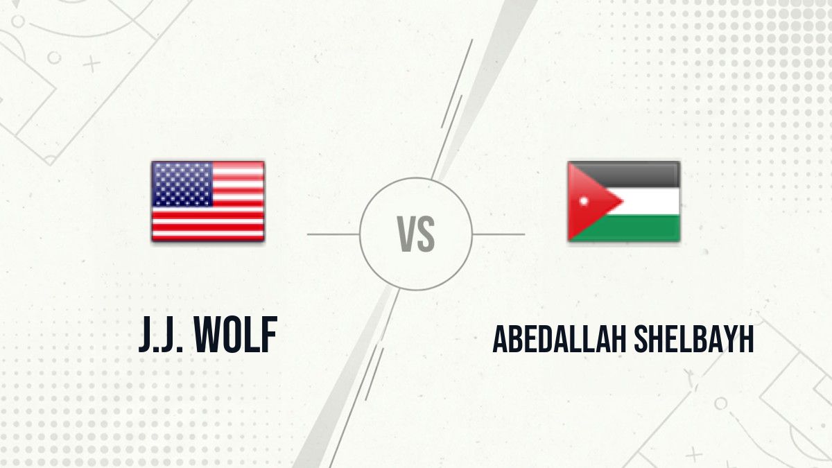 Pronostic J.J. Wolf Abedallah Shelbayh