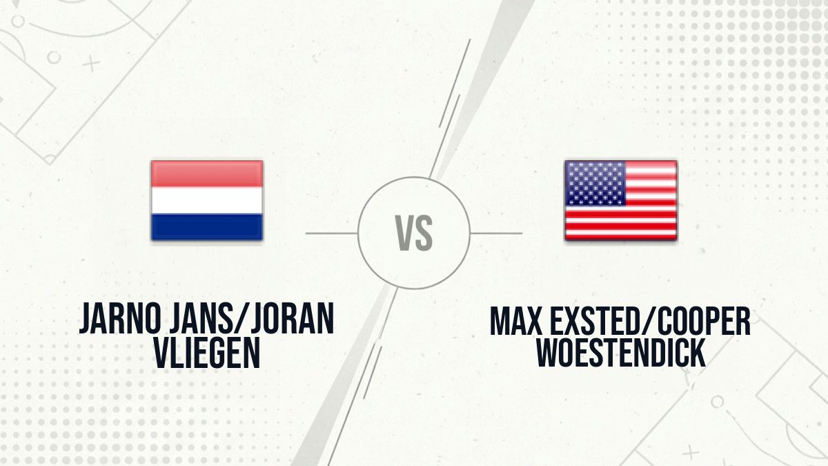 Pronostic Jarno Jans/Joran Vliegen Max Exsted/Cooper Woestendick