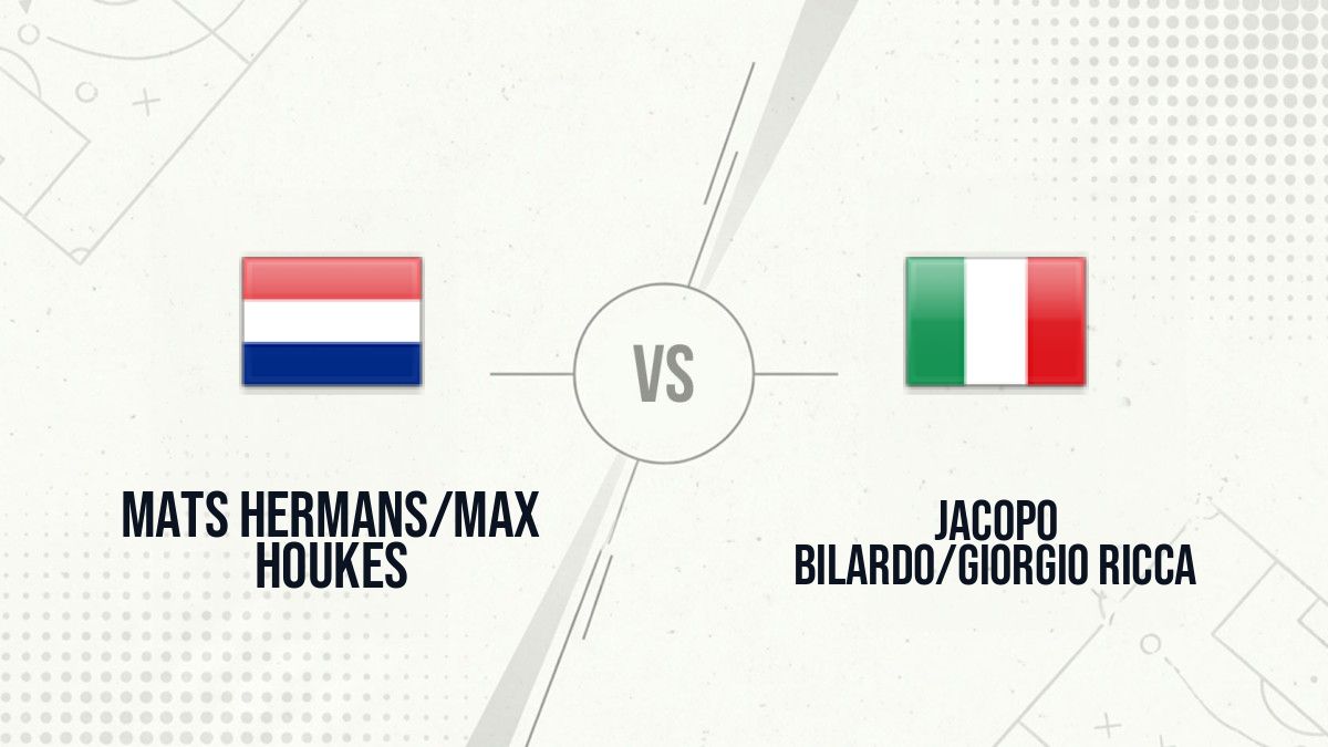 Pronostic Mats Hermans/Max Houkes Jacopo Bilardo/Giorgio Ricca