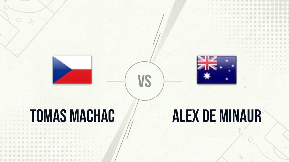 Pronostic Tomas Machac Alex de Minaur