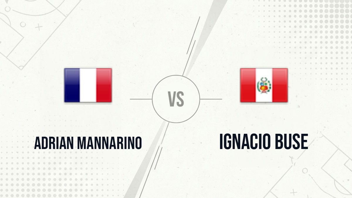 Pronostic Adrian Mannarino Ignacio Buse