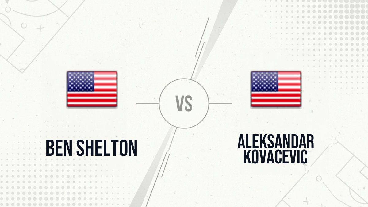 Pronostic Ben Shelton Aleksandar Kovacevic