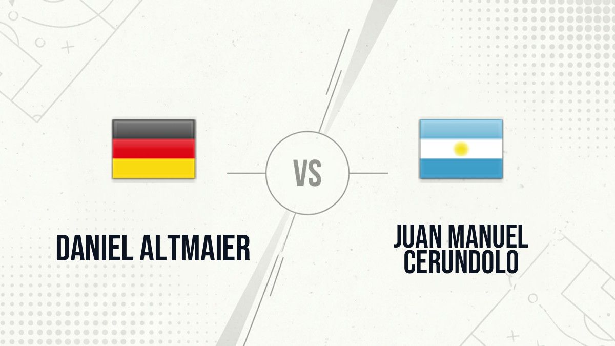 Pronostic Daniel Altmaier Juan Manuel Cerundolo