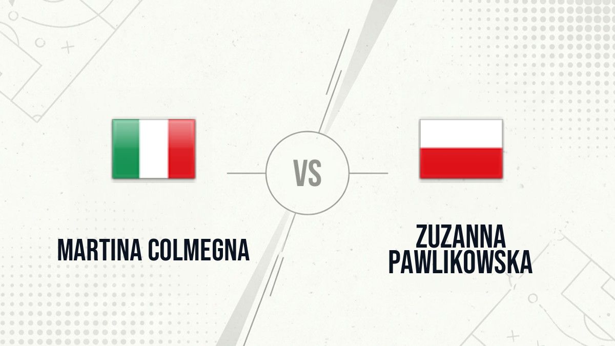 Pronostic Martina Colmegna Zuzanna Pawlikowska
