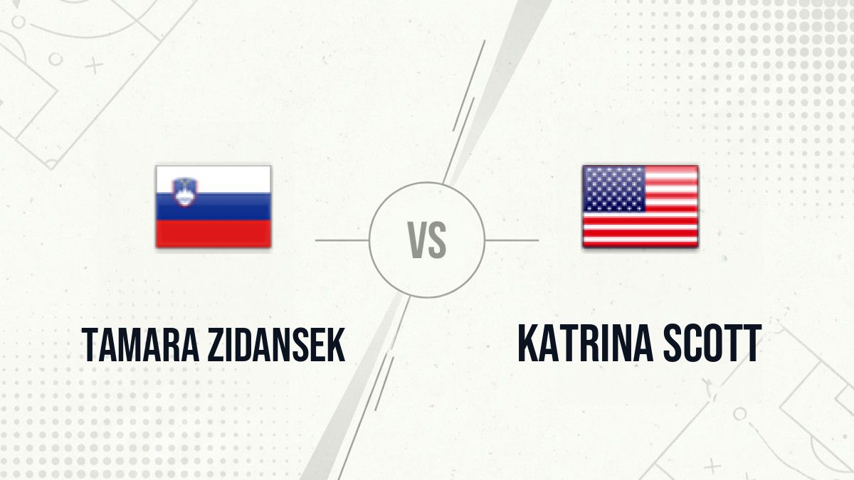 Pronostic Tamara Zidansek Katrina Scott