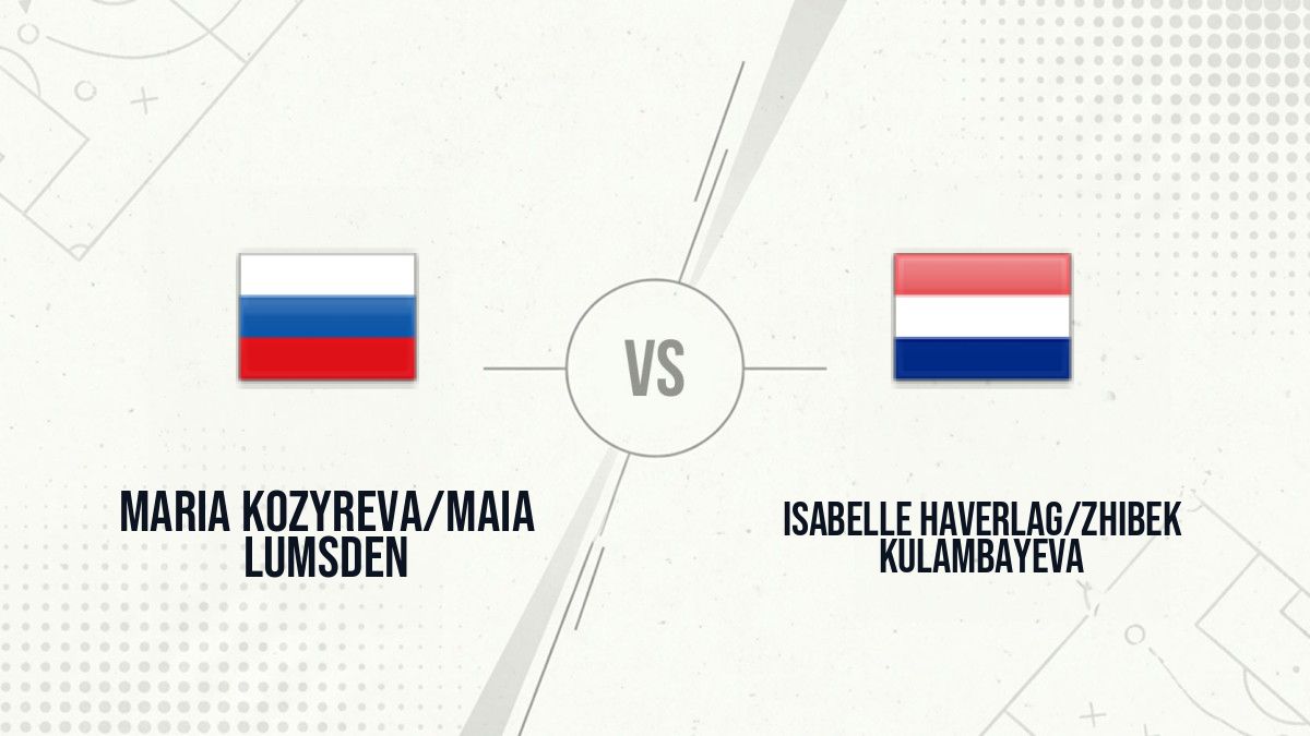 Pronostic Maria Kozyreva/Maia Lumsden Isabelle Haverlag/Zhibek Kulambayeva