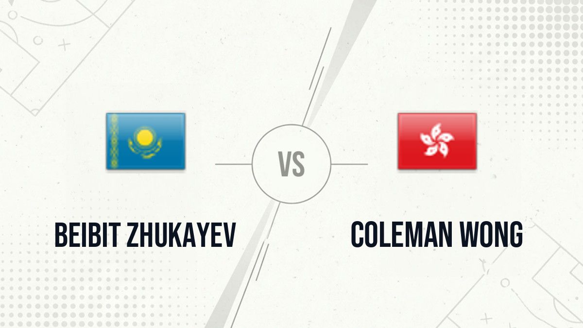 Pronostic Beibit Zhukayev Coleman Wong