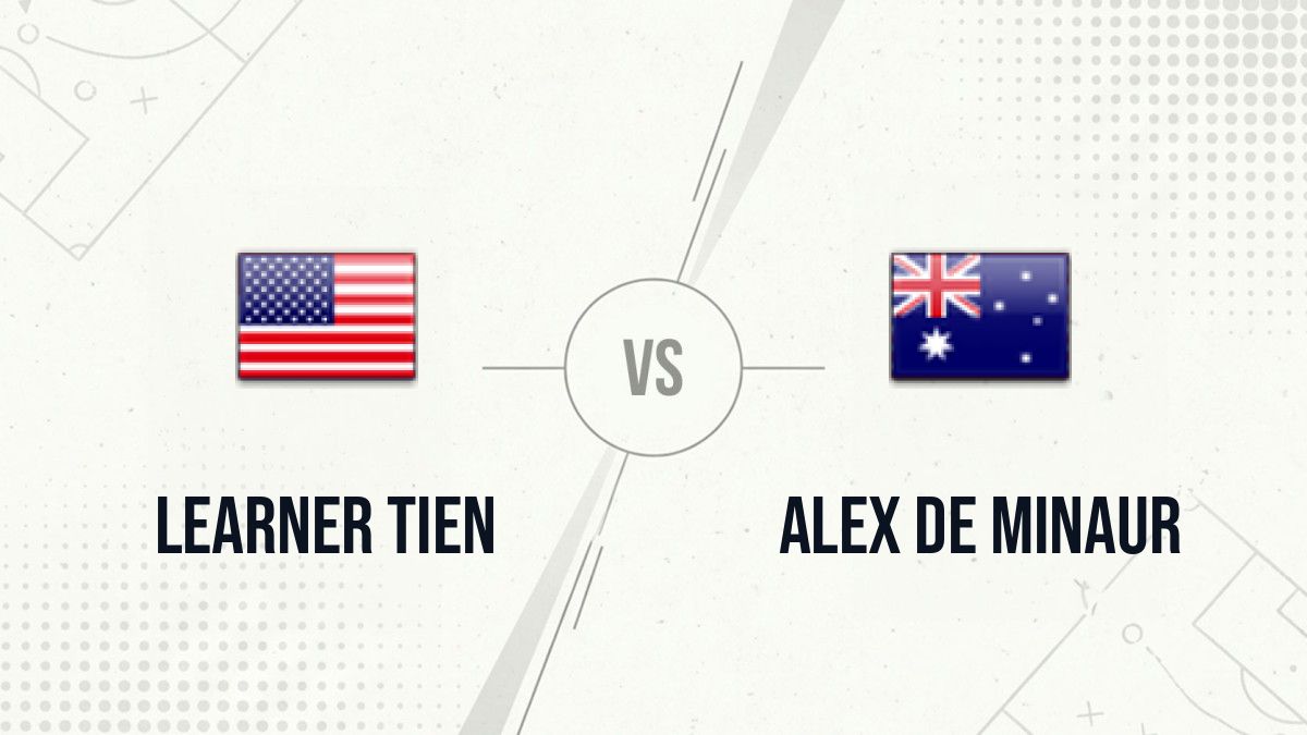 Pronostic Learner Tien Alex de Minaur