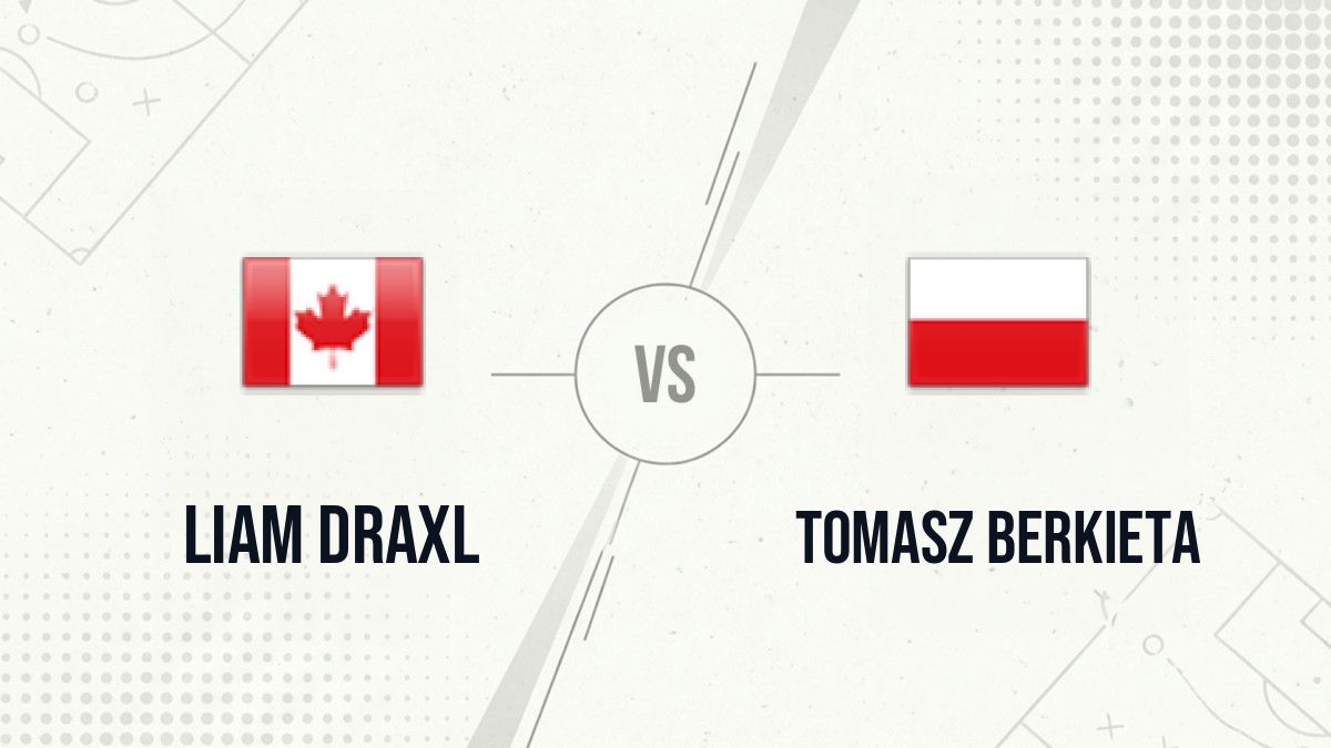 Pronostic Liam Draxl Tomasz Berkieta